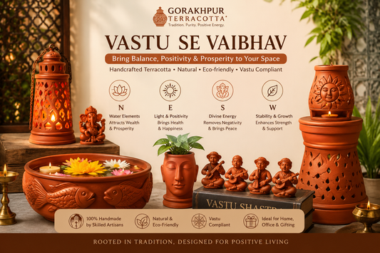 Vastu-Friendly Terracotta Figurines: Handcrafted in Gorakhpur for Harmony, Prosperity & Positive Energy