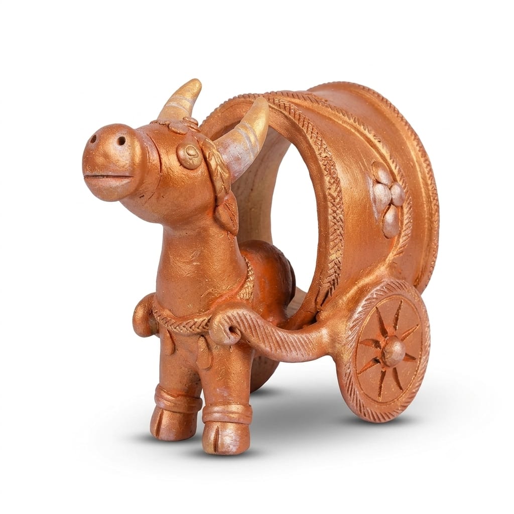 gorakhpur terracotta bullockcart palki