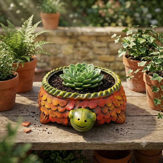 Gorakhpur terracotta small tortoise 10 cm